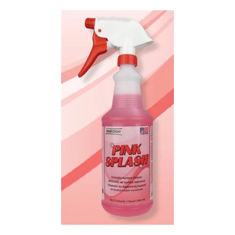 Multi-Clean® Pink Splash Glass Cleaner Surface Cleaner 32 OZ 6/Case