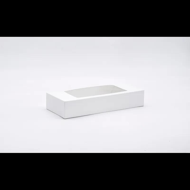 Cake Box 12.5X5.5X2.25 IN White Rectangle With Window 200/Case