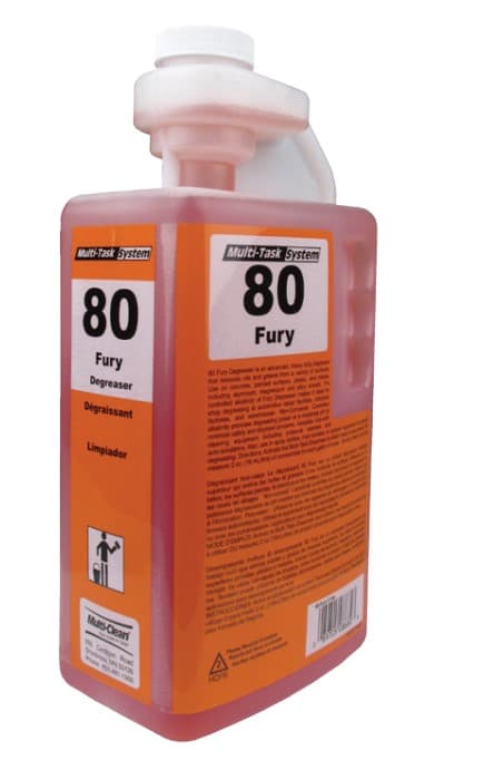 80 Fury Mild Scent Degreaser 2 L Liquid 4/Case
