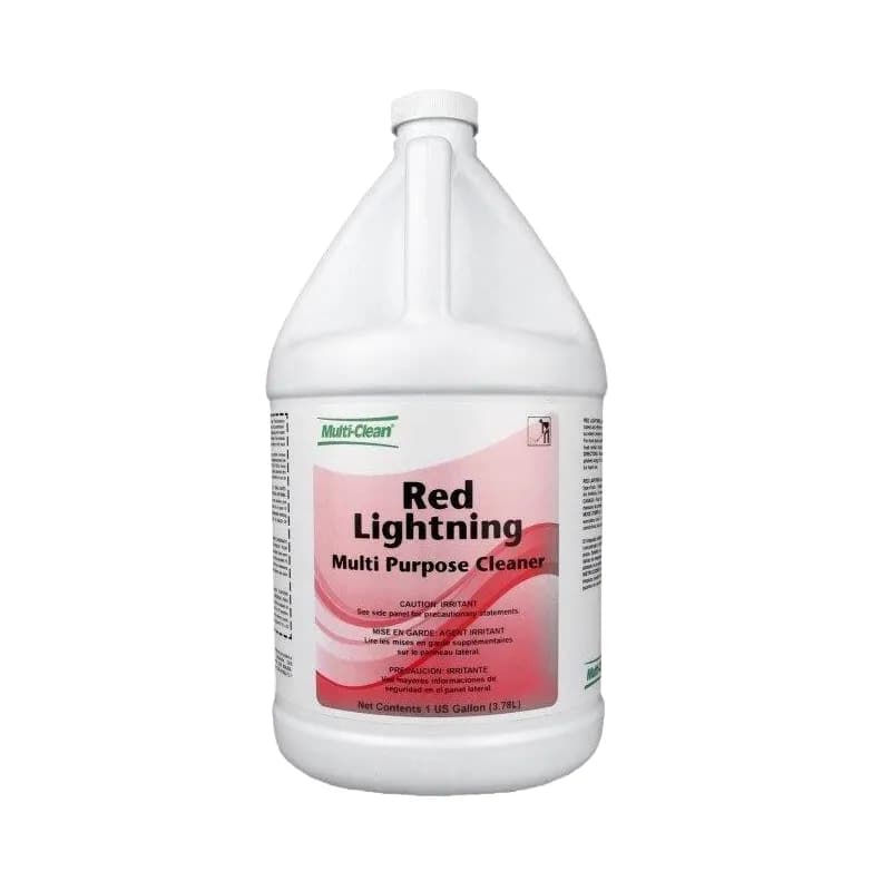 Multi-Clean® Red Lightning Fresh Lemon Surface Cleaner 1 GAL Multi Surface Liquid 4/Case