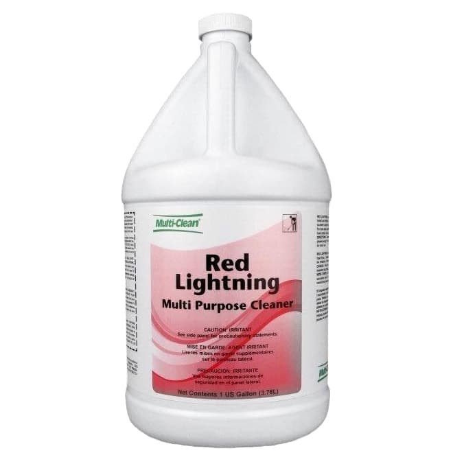 Multi-Clean® Red Lightning Fresh Lemon Surface Cleaner 1 GAL Multi Surface Liquid 4/Case
