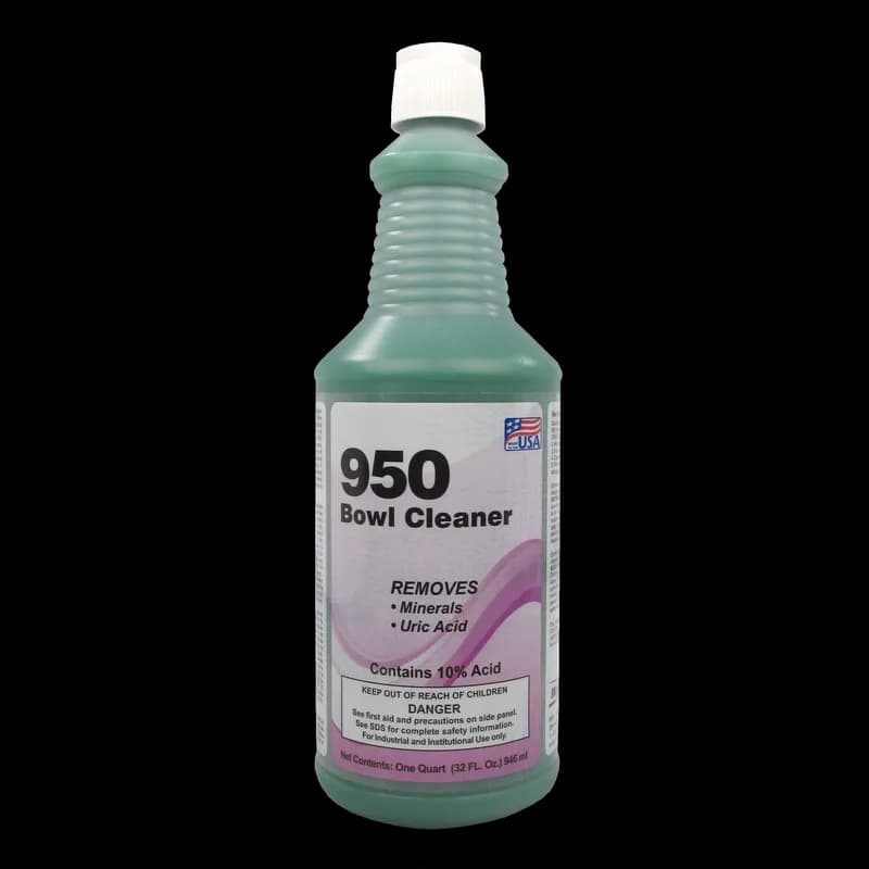 950 Toilet Bowl Cleaner 1 QT 9.5% Hydrochloric Acid (HCL) Thickened 12/Case