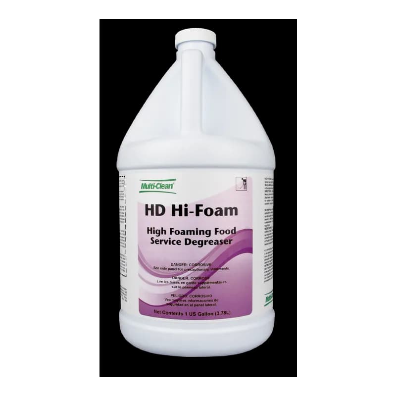 Multi-Clean® 12 HD Hi-Foam Low Odor Degreaser 1 GAL High Foam Liquid Heavy Duty 4/Case