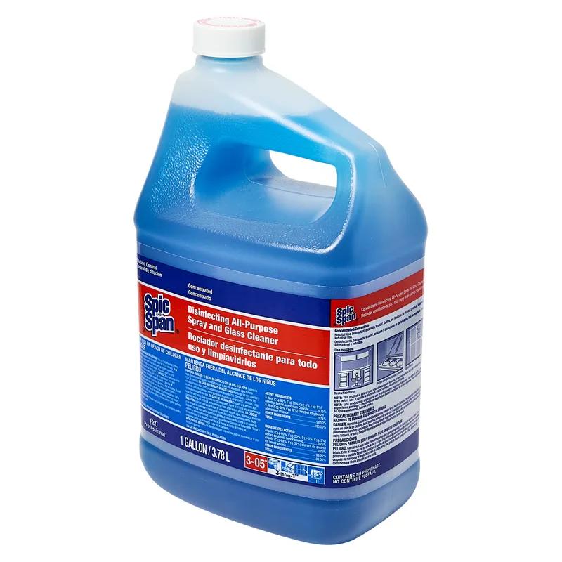 Spic and Span® Fresh Scent Window & Glass Cleaner Disinfectant 1 GAL Multi Surface Concentrate Closed Loop 2/Case