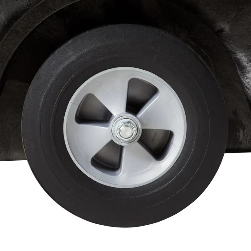 Utility Tilt Truck 850 LB 0.5 Cubic Yard Black Structural Foam Preassembled 1/Each