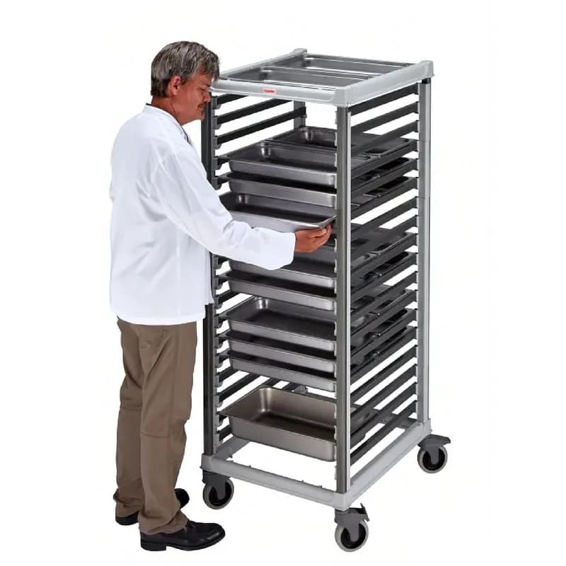 Camshelving® Food Pan Trolley 36 Rack Full Size With Casters 1/Each