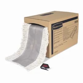Dust Mop White Cotton Cut to Length 1/Case