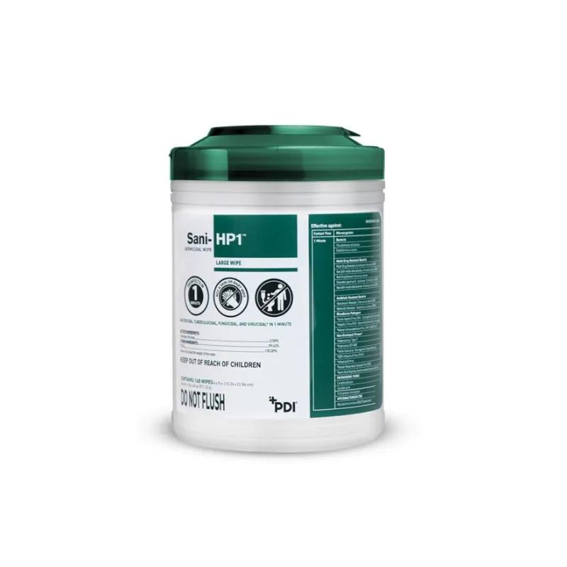 Sani-HP1™ Germicidal 6X5 IN Wipe 275 Count/Pack 12 Packs/Case
