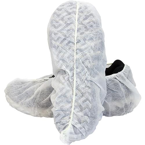Safety Zone® Shoe Cover Extra Large (XL) Sizes 9-14 White PP With Tread 300/Case