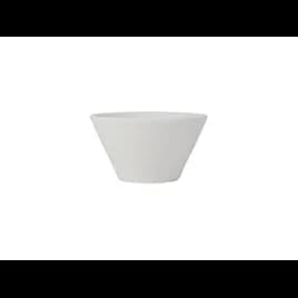 Zion Bouillon Bowl 7.75 FLOZ China Matte Wht Rnd Embsd Satin Fully Vitrified Microwave, Oven & Dishwasher Safe 24/Case