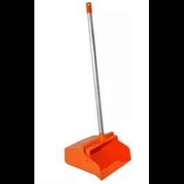 Sparta® Lobby Dust Pan 30 IN Orange PP Aluminum Locking Yoke Serrated Edge Hanger Hole 6/Each