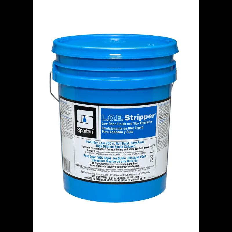 L.O.E. Stripper® Mild Scent Floor Stripper 5 GAL Alkaline Concentrate Non-Butyl 1/Pail