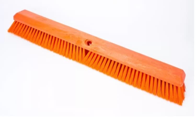 Sparta® Sweep Broom Head 24X3X3.5 IN Orange Plastic Polyester PP Threaded 12/Each