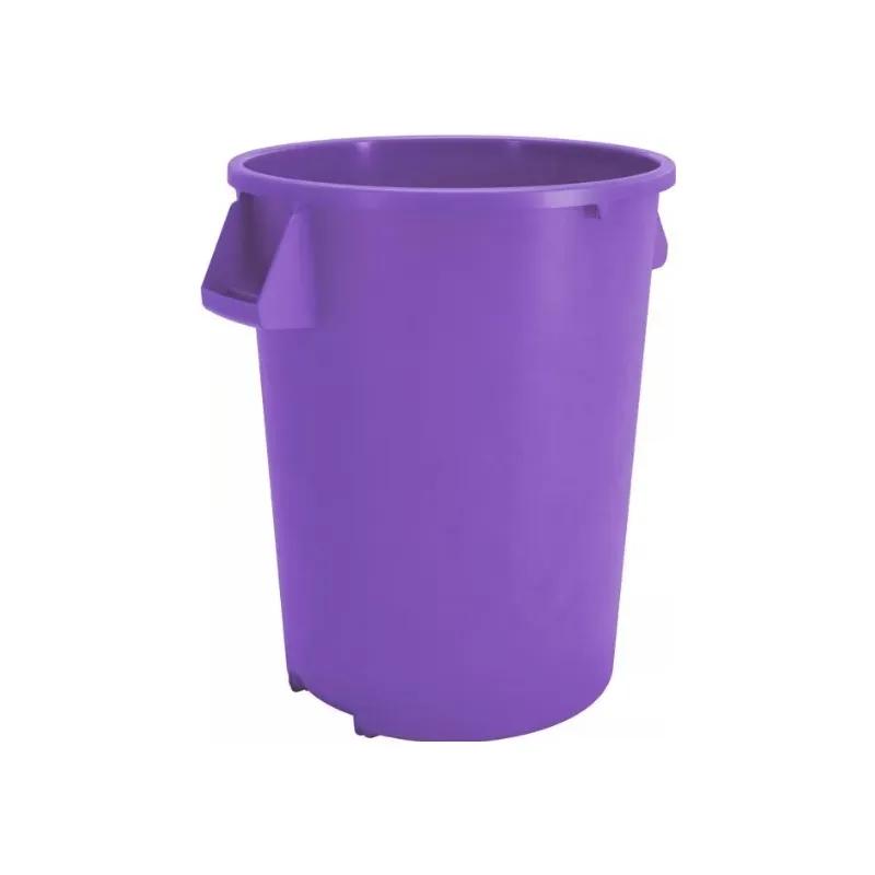 Bronco™ Trash Can 24.18X24.18X31.60 IN 44 GAL Purple LLDPE 3/Each