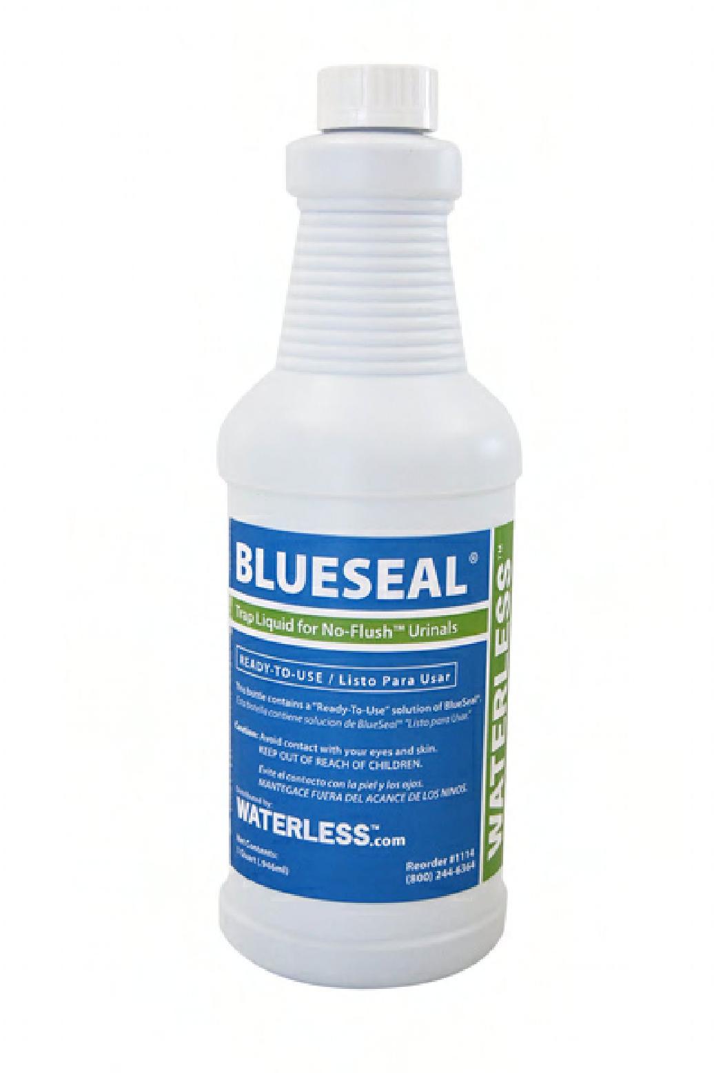BlueSeal® Trap Seal Liquid 1 QT For Flush Urinals 4/Case
