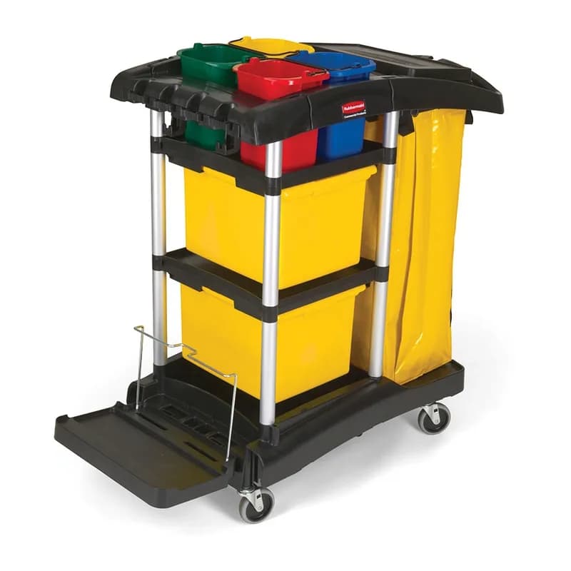 Utility Bucket & Pail 7.13X8.44X9.25 IN 5 QT Plastic Yellow Heavy Duty 4/Case