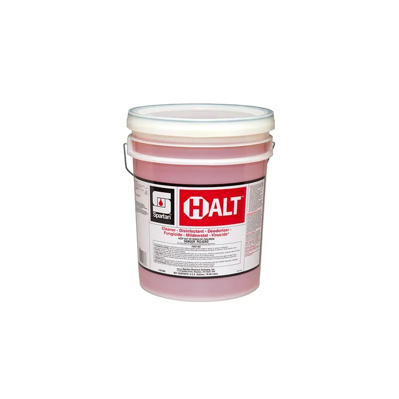 Halt® Unscented One-Step Disinfectant 5 GAL Multi Surface Alkaline Bactericidal Mildewcidal Fungicidal Hospital 1/Pail