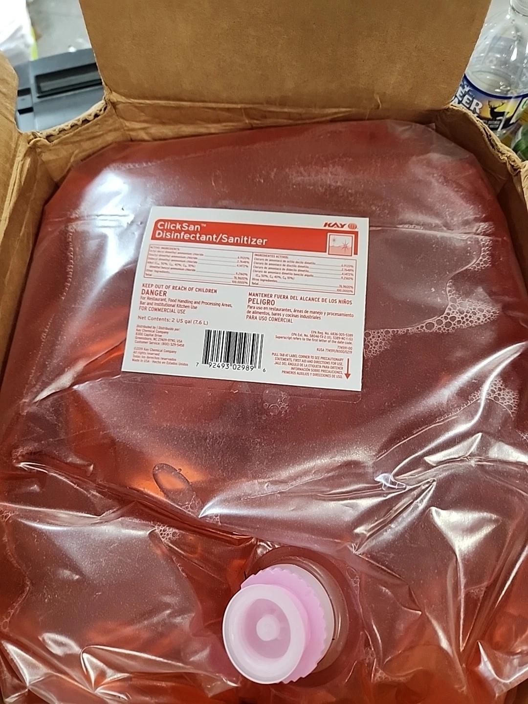 Kay Clicksan Disinfectant & Sanitizer 2 GAL 2/Case