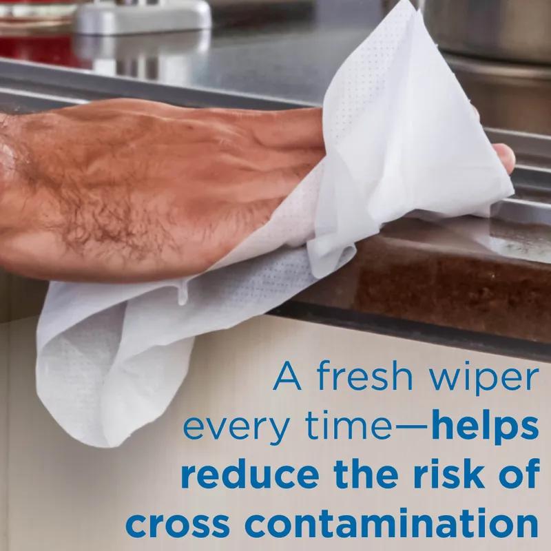 Pacific Blue Select Surface System Refill 12X12 IN 1 White 1/4 Fold Centerpull 90 Sheets/Pack 6 Packs/Case