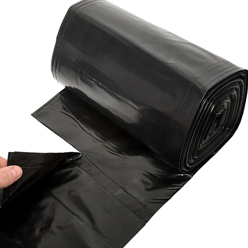 Victoria Bay Can Liner 40X48 IN 45 GAL Black Plastic 16MIC Coreless 250/Case