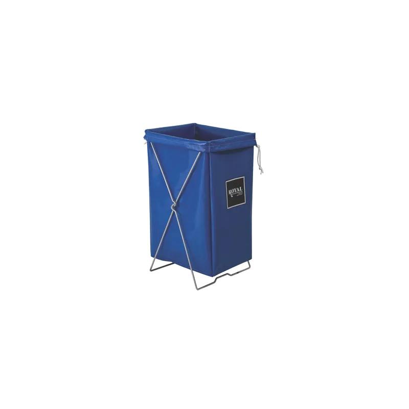 Laundry Hamper 17X15X30 IN Blue Vinyl Kit 1/Each