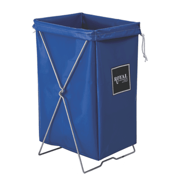 Laundry Hamper 17X15X30 IN Blue Vinyl Kit 1/Each