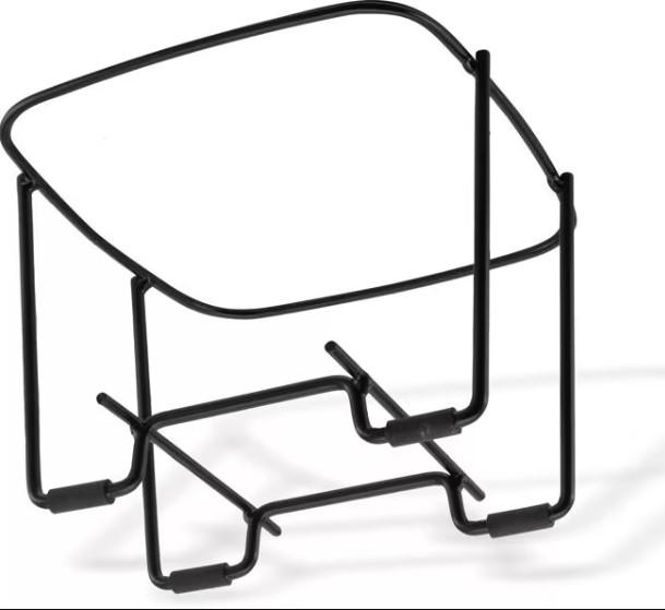 Kleen-Pail® PRO™ Pail Stand 9.25X8.75X7.00 IN Chrome Plated Steel Black 1/Each