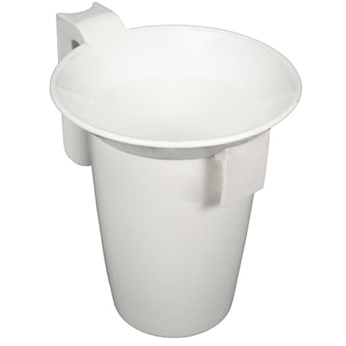 Impact® Value-Plus Toilet Brush Caddy 24 OZ White Plastic 12/Case