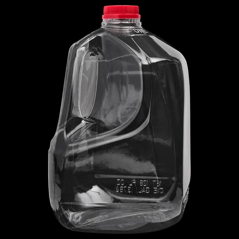 Jug & Lid Combo Plastic Clear Red Lid 24/Case