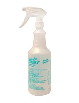 Clean by Peroxy Glass Cleaner Spray Bottle & Trigger Sprayer 32 FLOZ Plastic 12/Case