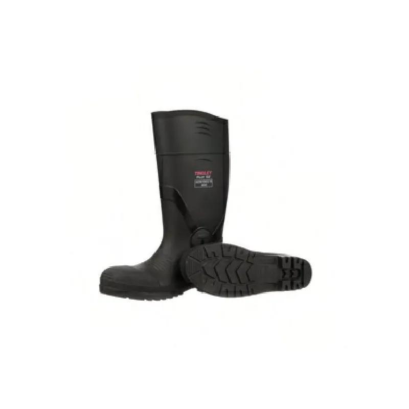 Tingley Boot Size 11 15 IN Black PVC Waterproof Composite Safety Toe Removeable Insole 1/Pair