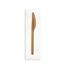 CompostZero Knife 7 IN Biopolymer Resin Natural Wrapped Bulk 1000/Case