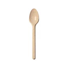 CompostZero Spoon 6 IN Biopolymer Resin Natural 100 Count/Pack 10 Packs/Case 1000 Count/Case