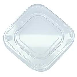 Lid Flat 7.8X7.8X0.7 IN PET Clear Square For Container 4800/Pallet