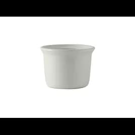 Petite Marmite Crock 16 OZ China White Round Mirror Finish Gloss 12/Case