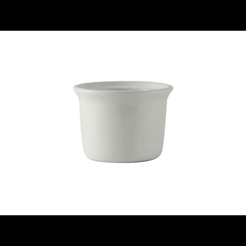 Petite Marmite Crock 16 OZ China White Round Mirror Finish Gloss 12/Case