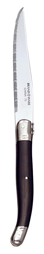 Euro Style Steak Knife 9.13 IN 13/0 Stainless Steel Pointed 12/Dozen