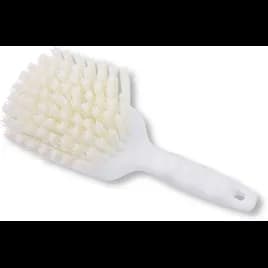 Sparta® Scrub Brush 8 IN PP Polyester White Color Coded Short Handle Floater 1/Each