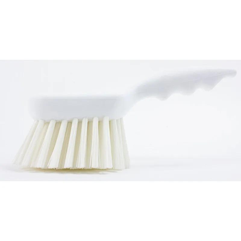 Sparta® Scrub Brush 8 IN PP Polyester White Color Coded Short Handle Floater 1/Each