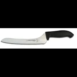 SofGrip Sandwich Knife 9 IN Scalloped Offset Black Handle 1/Each