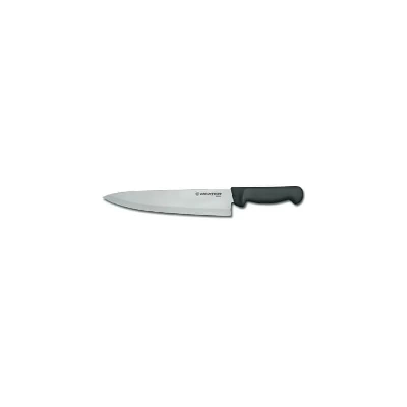 Cook Knife 10 IN Carbon Steel Black Handle 12/Each