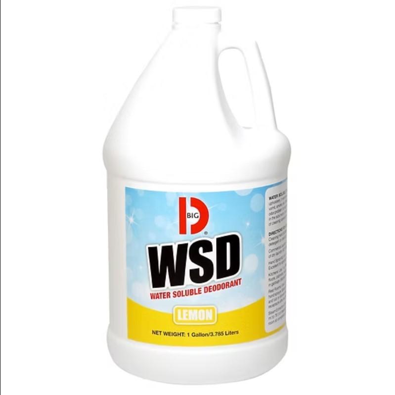 Big D Deodorizer Lemon Liquid 1 GAL Water Soluble 4/Case