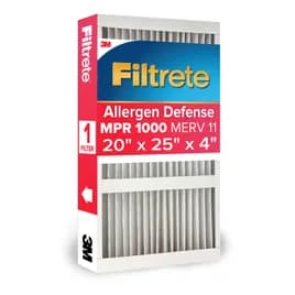 Filtrete™ NADP03-4IN-4 Replacement Air Filter White PP 20X25X4 IN MERV 11 Pleat 4/Case