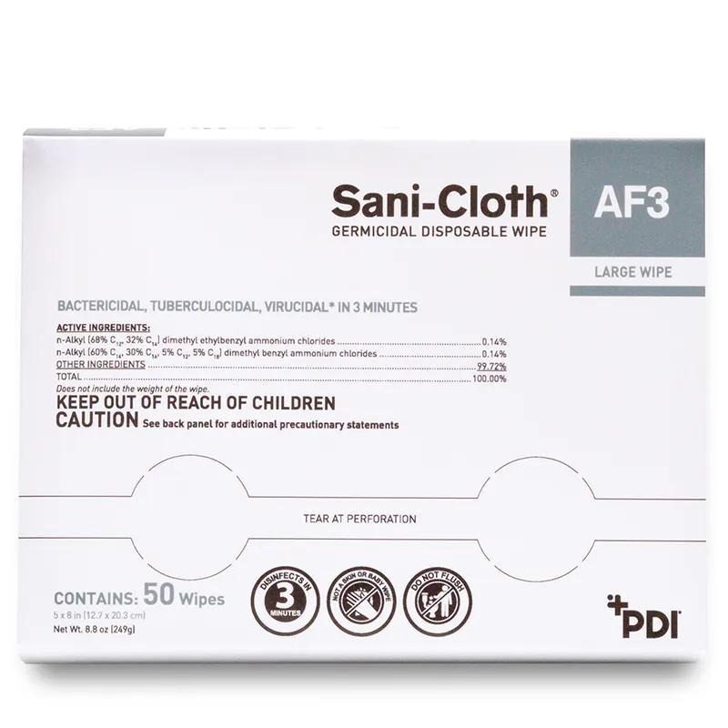 Sani-Cloth® AF3 Germicidal Wipe Alcohol Free 50 Count/Box 10 Box/Case
