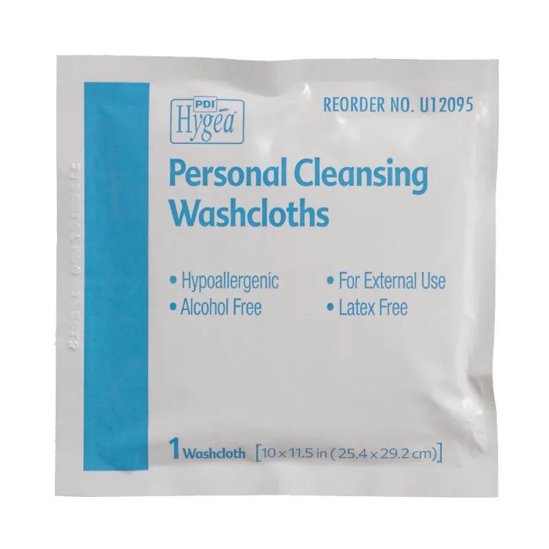 Hygea® Washcloth Multi-Purpose Individual Pre-Moistened 400 Count/Case