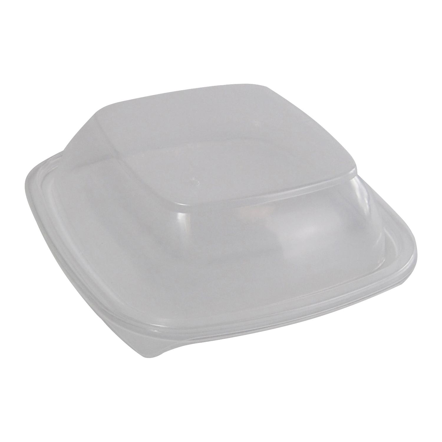 Lid Small (SM) 6.5X6.5X1.75 IN PP Clear Square For 24 OZ Bowl 300/Case