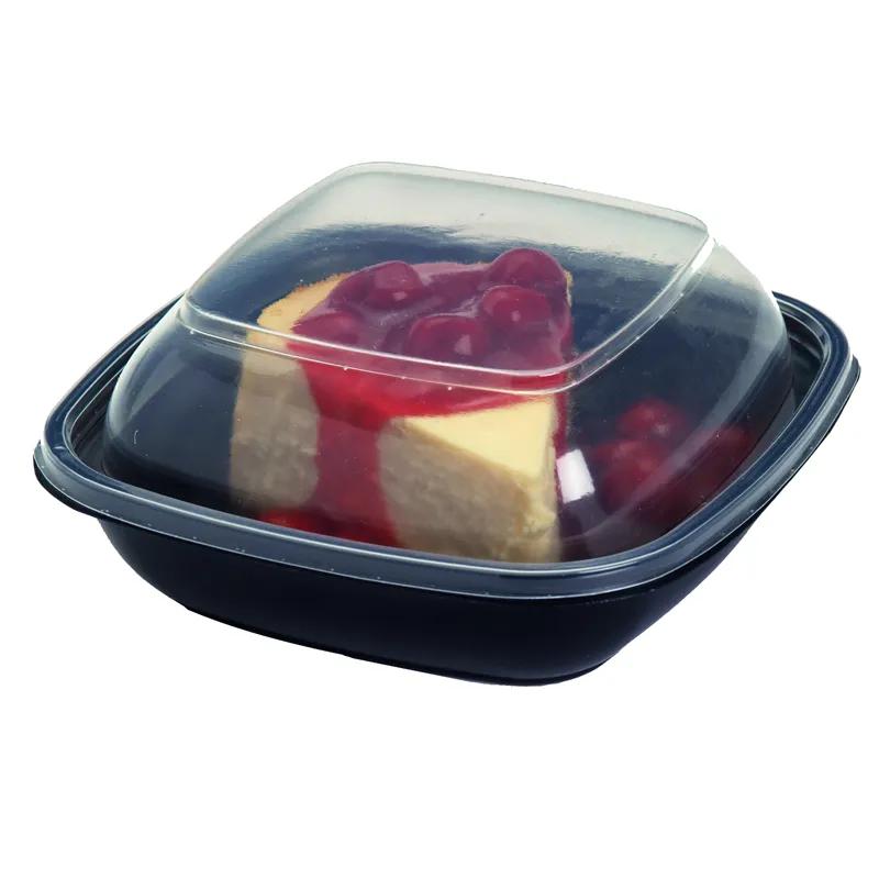 Lid Small (SM) 6.5X6.5X1.75 IN PP Clear Square For 24 OZ Bowl 300/Case