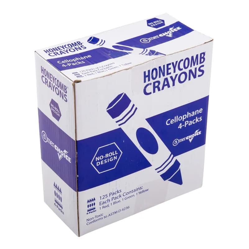 Crayons 4-Pack 500 Count/Pack 4 Packs/Case 2000 Count/Case