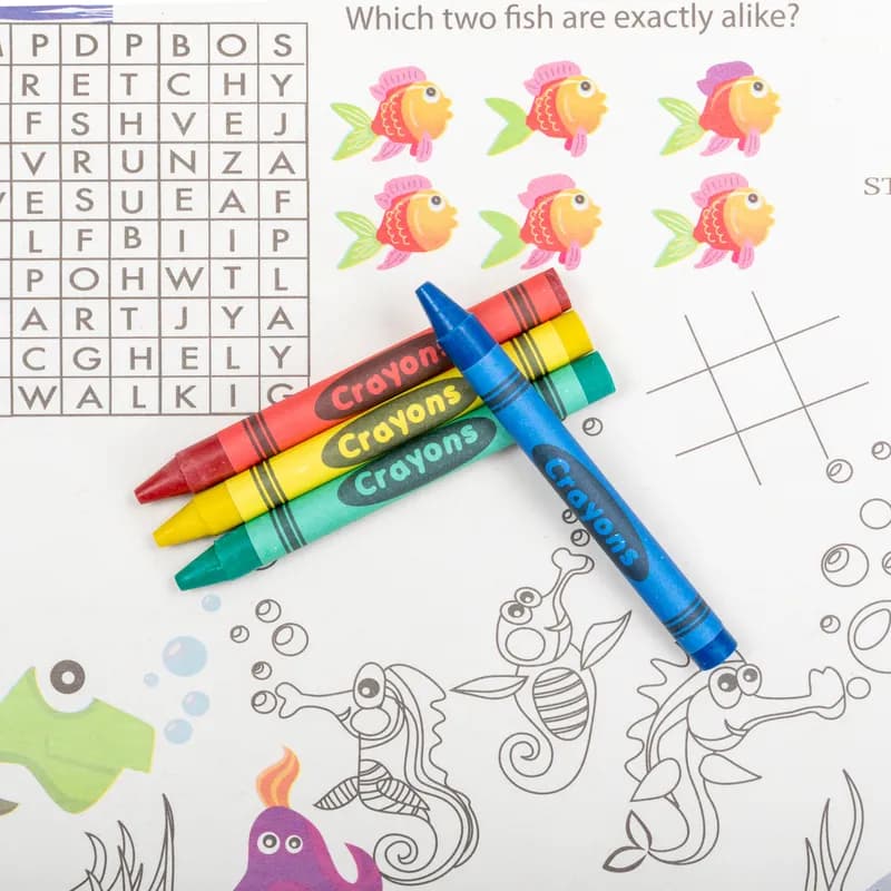 Crayons 4-Pack 500 Count/Pack 4 Packs/Case 2000 Count/Case