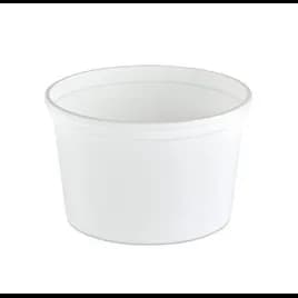 Value Line Deli Container Base 16 OZ PP White Round 500/Case